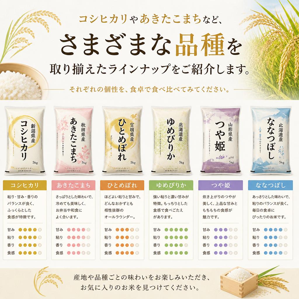 豊富な品揃え