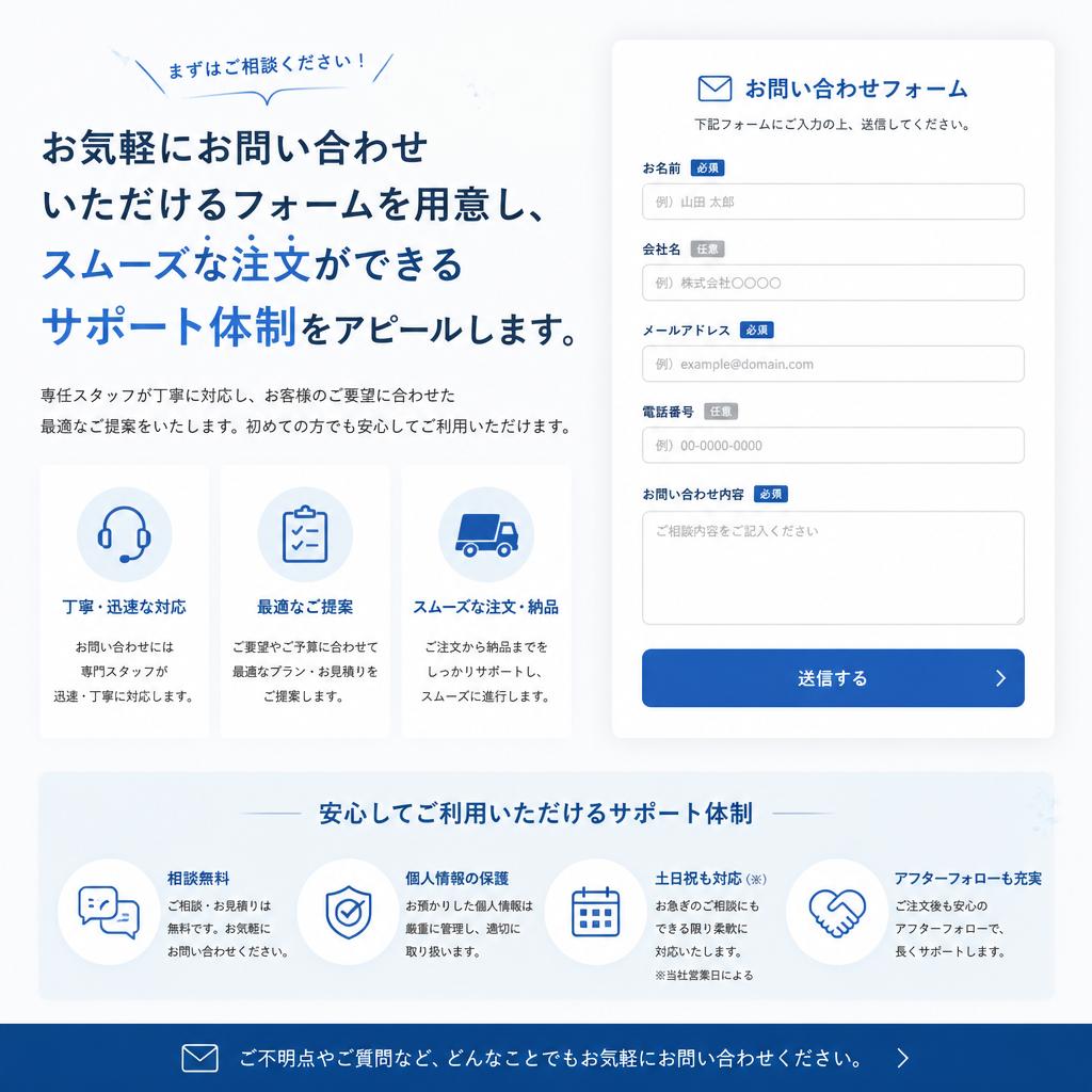 7. お問い合わせ｜今すぐお米を手に入れよう！