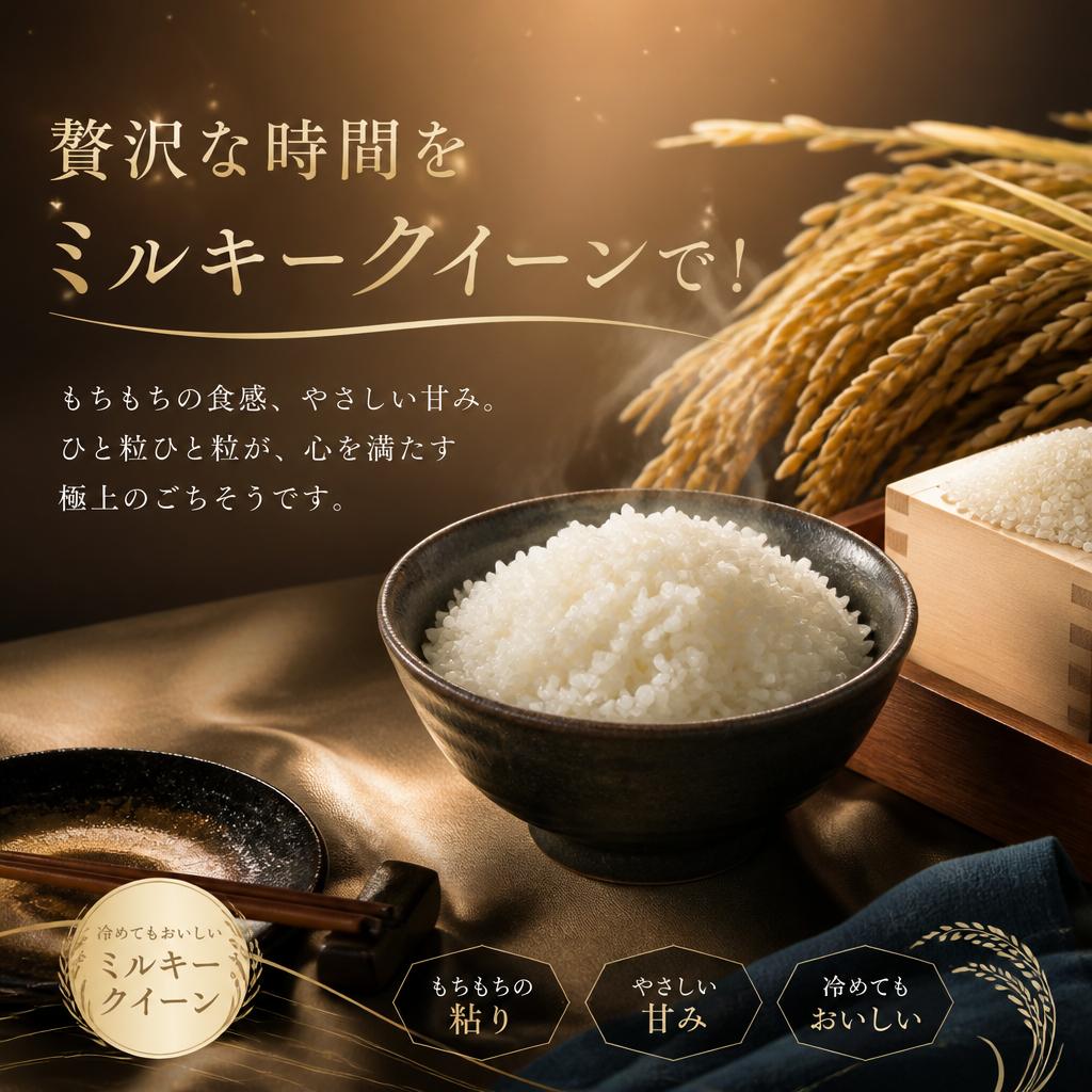 贅沢な時間をミルキークイーンで！