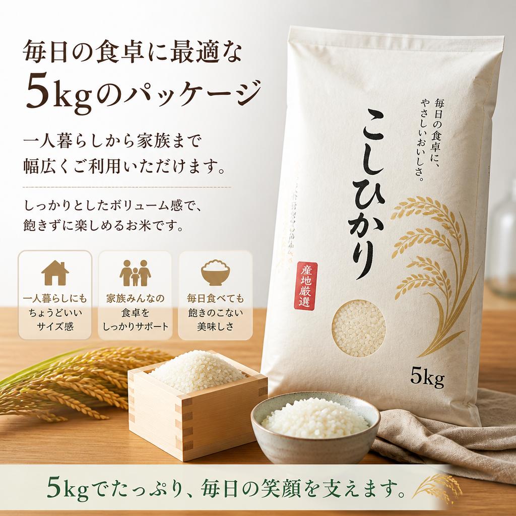 5kgの大容量でたっぷり楽しめる