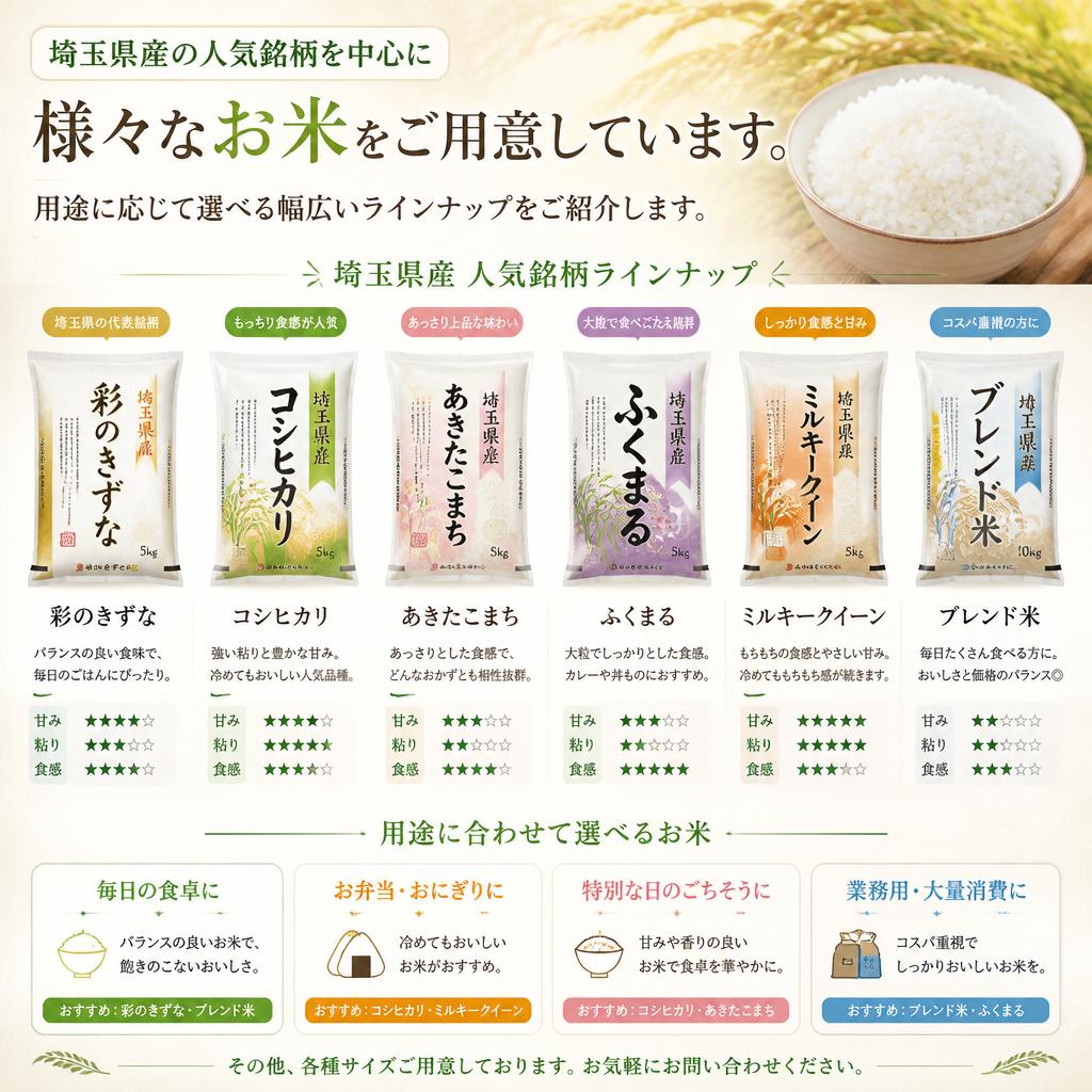 多彩なラインナップを取り揃え